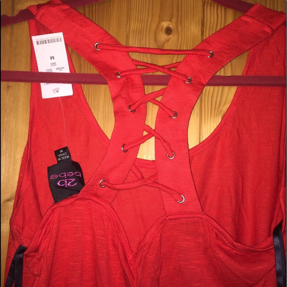 2b bebe red top - Picture 3 of 3